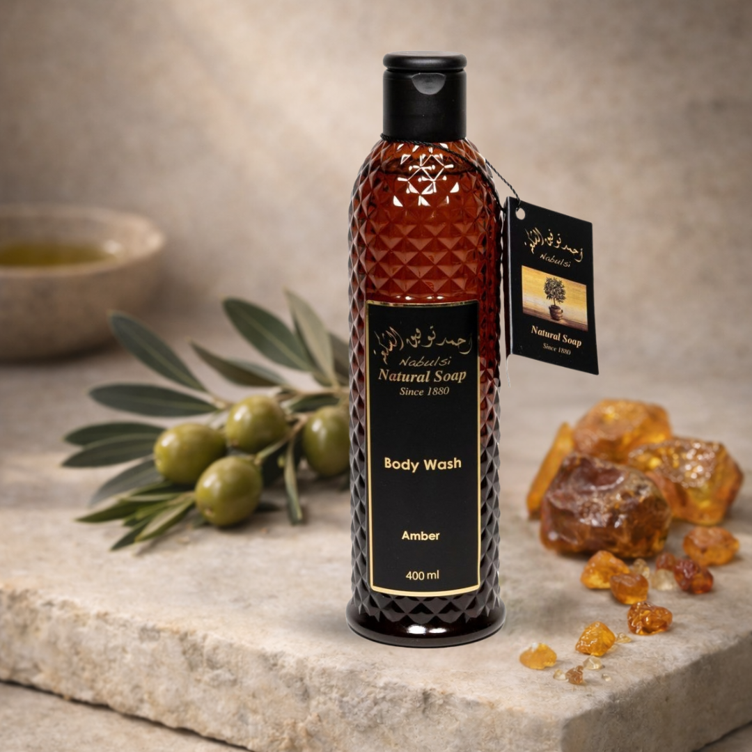 Gel de Duș cu Ulei de Măsline și Ulei de Amber 400 ml