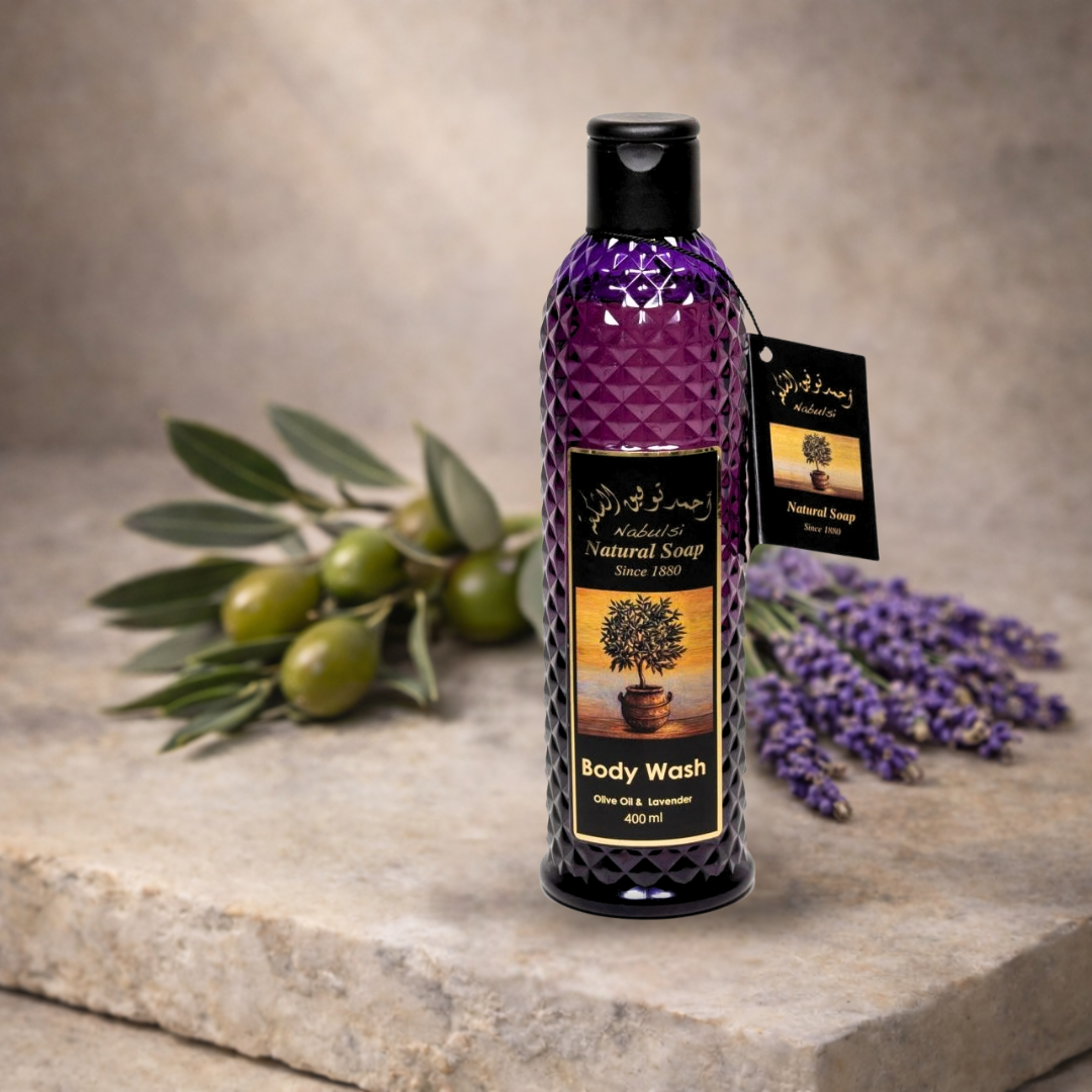 Gel de Duș cu Ulei de Măsline și Lavandă 400 ml