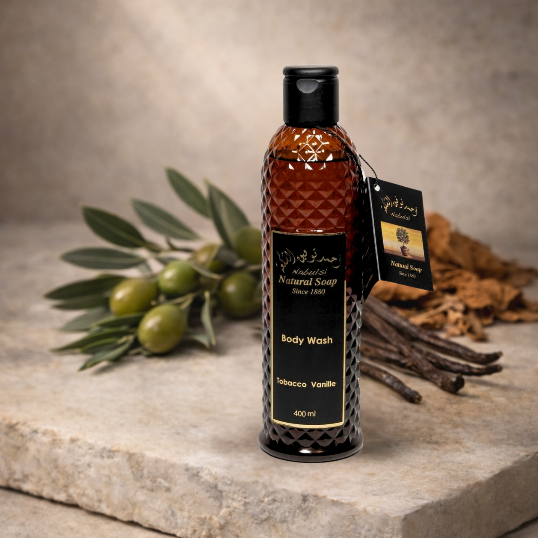 Gel de Duș cu Ulei de Măsline și Tobacco & Vanilla 400 ml