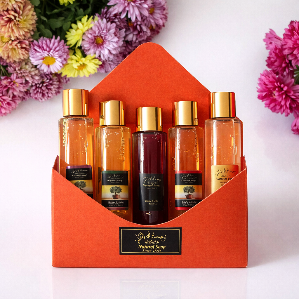 Selecție de Arome Nabulsi – Mini Geluri de Duș 5 x 100 ml